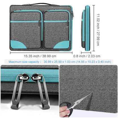 Hseok Laptop Case 15 15.6 16 inch Sleeve with Handle & Straps,Sapphire - color: Sapphire, size: 15"-15.6"