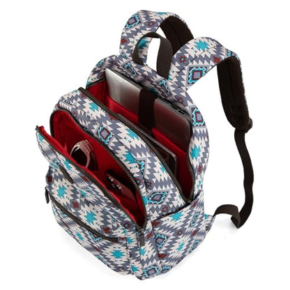 Montana West Backpack for Women Western Travel Backpack Purse Casual Daypack for Laptop College - color: Aztec Gray