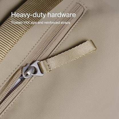 Urth Arkose 20L Modular Backpack + 3.7L Camera Insert - Water Resistant, Anti-Theft, Recycled Bag for DSLR/SLR/Mirrorless, 13-16 Inch Laptop in Beige - color: Beige