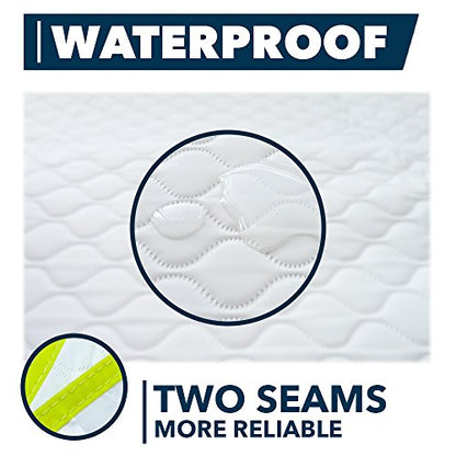 Portable Changing Pad - Waterproof Baby Changing Mat - Large Size 25.5”x31.5”- Foldable Wipeable Diaper Changing Pad - Change Diaper in Any Places On the Go for Boys & Girls - Storage Bag