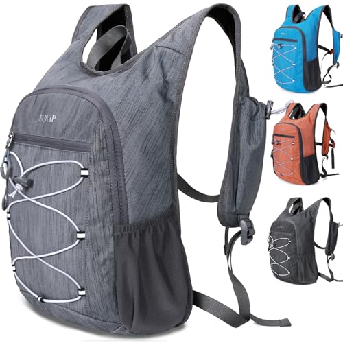 BOVIP 20L Hiking Backpack Lightweight Packable Hiking Daypack Small Travel Outdoor Foldable Shoulder Bag Gray - color: Gray 1