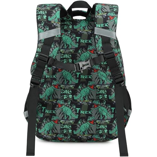 abshoo Cute Dinosaur School Backpack For Boys Elementary Kindergarten Kids School Bag (Dinosaur Black B) - color: Dinosaur Black B