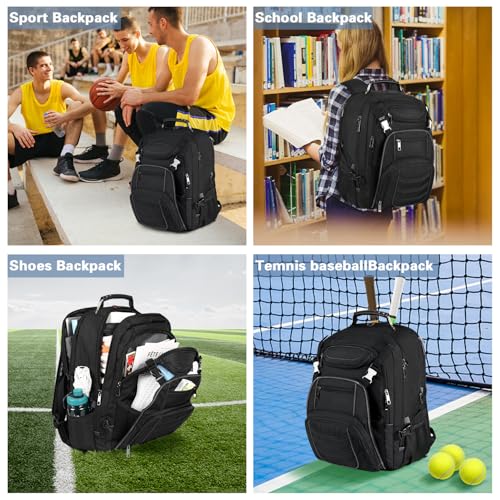 18.4 Laptop Backpack for Men, 60L Extra Large Gaming Laptops Backpack,TSA Friendly Flight Approved RFID Anti-Theft Pocket Heavy Duty Computer Bag Backbag,21.2*15.5*11.5 inch Grey - color: Rfid 18.4 Inch Grey