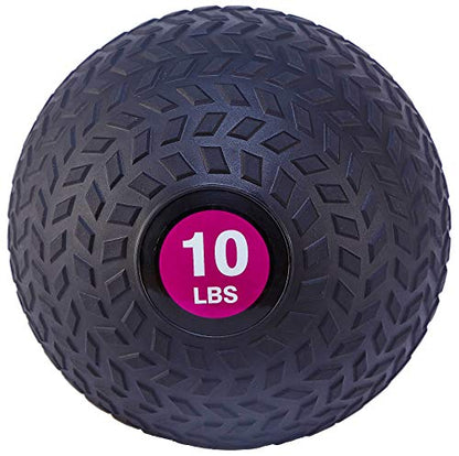 Fitvids Slam Medicine Wall Balls Workout Exercise Fitness Weighted Balls for Cross Training, Strength and Conditioning Exercises, Cardio and Core Workouts - style: 10 Pounds