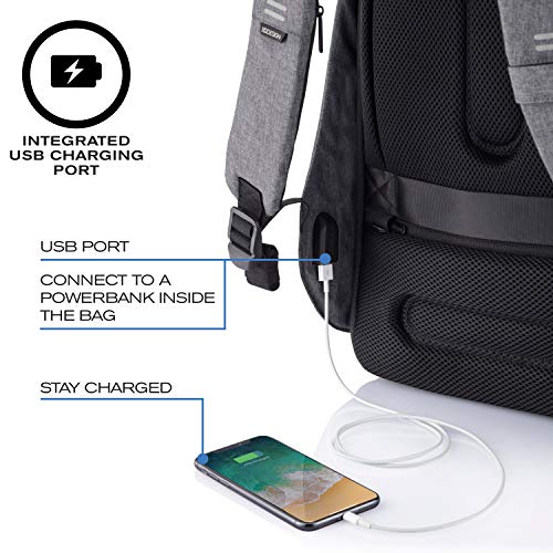 XDDesign HERO Small Anti-Theft Laptop Backpack 10.5L with 13.3" Laptop /12.9" Tablet Compartment | Slash-Resistant | Eco Friendly | Waterproof | Anti-shocked Travel Backpack w/USB Charging Port