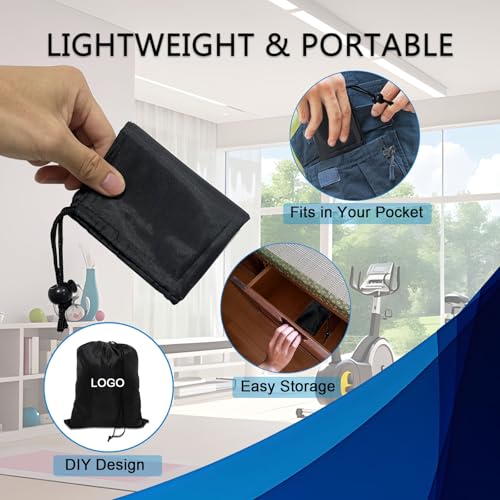 10-Pack Drawstring Bags with Toggle Closure - Lightweight & Durable Nylon Gym Bags for Sports, Travel and Daily Use - size: 9 x 13 Inch