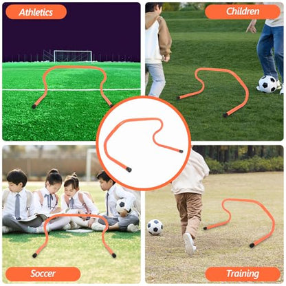 Alipis 2pcs Plastic Agility Hurdles 23cm Sports Training Hurdle Equipment for Youth Football Speed and Footwork Training