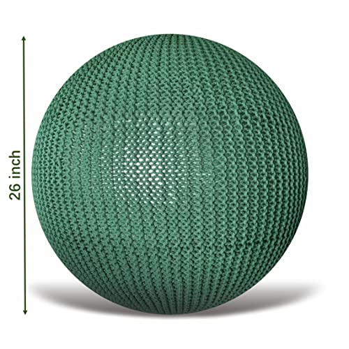 Yoga Ball Chair Cover - for 55cm and 65cm Birthing, Stability, Fitness, Balance Ball - color: Green