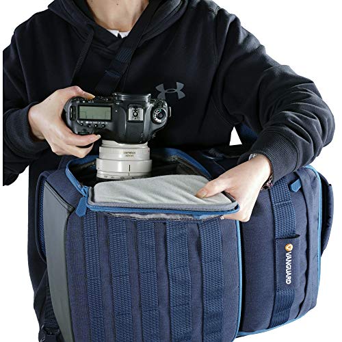 VANGUARD VEO Range T45M Backpack for DSLR/Mirrorless Camera, Tactical Style - Navy - style: Veo Range T45m Nv