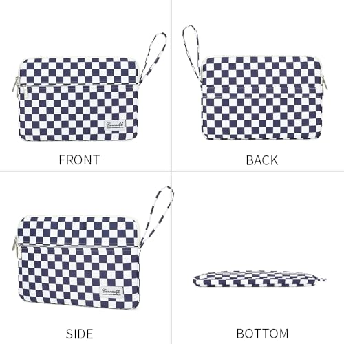 Canvaslife 13.3-Inch Laptop Case, Shockproof, Waterproof and Protective Travel Sleeve for MacBook Air, MacBook Pro, HP, Lenovo, Dell Inspiron 13-13.3-Inch Notebooks (Deep Blue Checker) - color: Deep Blue Checker, size: 13 inch/13.3 inch