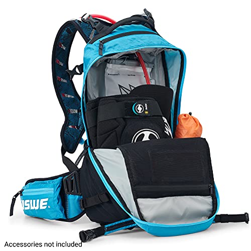 USWE Shred 16L Backpack, a High End Daypack for MTB, E-MTB, Mountain Bike, Blue - style: 16l Blue