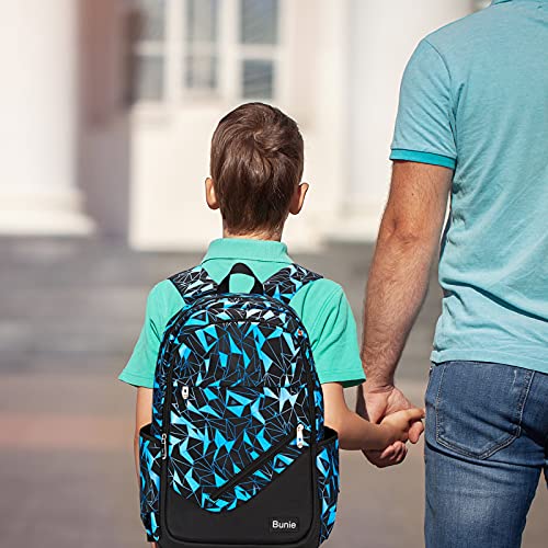 bunie School Backpack for Boys Large Bookbag Boys Backpacks Elementary Middle High School Bags Kids Cool Back Pack Children 7 8 9 10 11 12 13 14 15 16 Years Old (Blue) - color: Blue