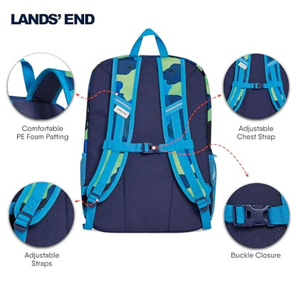 Lands' End Unisex Kids Medium ClassMate Lightweight Durable Elementary School Backpack, Nicci - color: Nicci