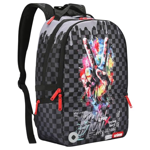 Graffiti Backpack, Designer Laptop Backpack for 15.6 Inch Work,Water Resistant Backpack Computer Bag, Freedom - color: Freedom