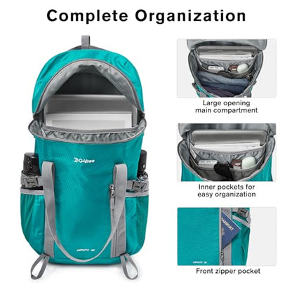 G4Free 35L Travel Daypack Waterproof Hiking Backpack for Camping Outdoor Sports Men Women