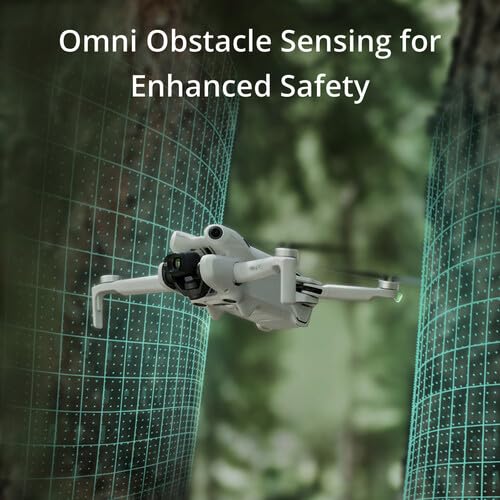 DJI Mini 4 Pro Drone Fly More Combo Plus with RC 2 Controller Bundle | 4K HDR Camera Omnidirectional Obstacle Sensing | 52-Min Flight Time (CP.MA.00000740.01) + BackPack + 64GB Card + More