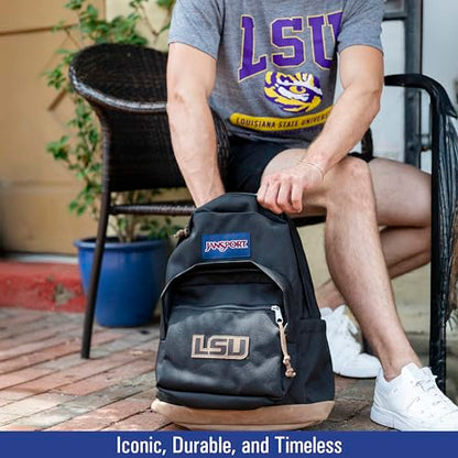 JanSport NCAA Officially Licensed Backpack, West Virginia Mountaineers, Right Pack with Padded 15-Inch Laptop Sleeve, Spacious Computer Bag, Durable Daypack with Bottle Pocket & Haul Handle, Navy