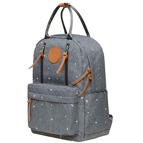 KAUKKO Lightweight Backpack Casual Travel Daypack Causal Backpack Shoulder Book Bag Multipurpose Daypacks (06-2-Grey) - color: 06-2-grey