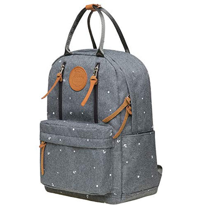 KAUKKO Lightweight Backpack Casual Travel Daypack Causal Backpack Shoulder Book Bag Multipurpose Daypacks (06-2-Grey) - color: 06-2-grey