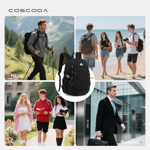 40x30x15cm Personal Item Travel Backpack,16"x12"x6" Small Carry-On Bag 20L, Flight-Approved Underseat Luggage, Mochila de Viaje,Cabin-Size Lightweight Backpack for Men & Women - color: Grey