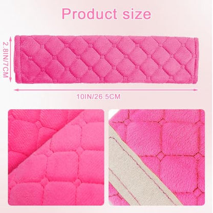 2 Pcs Strap Cushion for Arm Sling Shoulder Strap Covers Brace Carry Strap Pillow Arm Elbow Wrist Injury Support Strap Pad to Release Stress to Your Neck and Shoulder (Rose Red) - color: rose red