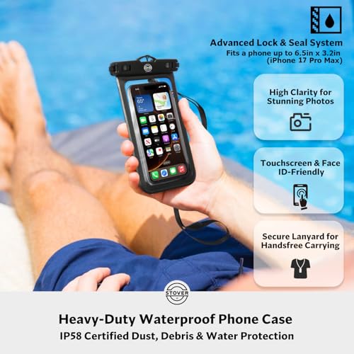 STOVER 5/10/25/30/40/55L Waterproof Dry Bag- Roll-Top Backpack w/Phone Case- Kayaking, Hiking, Camping, Boating- Men/Women - color: 25l Yellow (With Phone Case), size: 25L