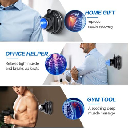 Mountable Massage Ball, 3 in 1 Muscle Recovery Massager, for Pain Relief, Myofascial Release, Knots, and Deep Tissue, Trigger Point Massage Therapy, Ideal Gifts for Loved Ones - style: 1 - Pack - Mountable Ball Kit