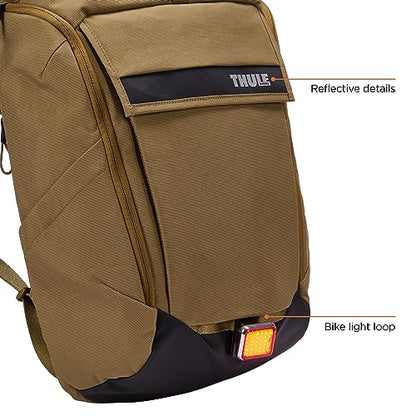 Thule Paramount 24L Backpack - Commuter Backpack with Padded Laptop Sleeve - Fits 16" laptops and 12" Tablets - Thoughtful Layout and Organization - color: Nutria, size: 24L