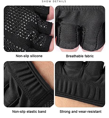 Fitness Exercise Gloves, Silicone Non-slip Four Finger Weightlifting Protection Gloves, Men Women Callus Guard Workout Grip Gloves, Protect for Power Cross Training Lifting Hanging Cycling Yoga - size: Small