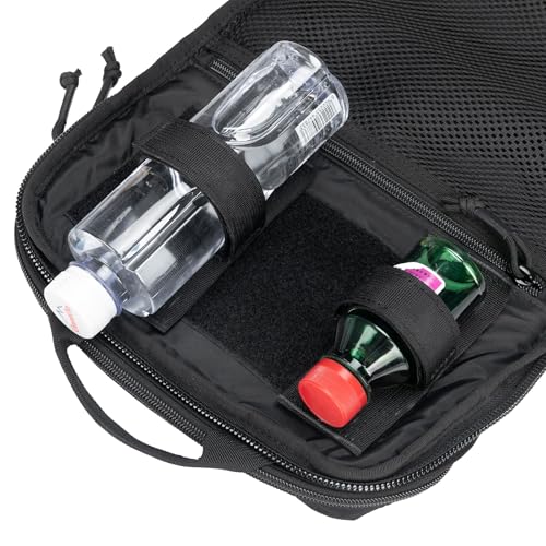 EXCELLENT ELITE SPANKER Medical Backpack Tactical Knapsack Outdoor Rucksack Camping Survival First Aid Backpack（Black） - color: Black