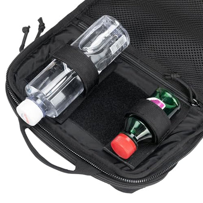 EXCELLENT ELITE SPANKER Medical Backpack Tactical Knapsack Outdoor Rucksack Camping Survival First Aid Backpack（Black） - color: Black