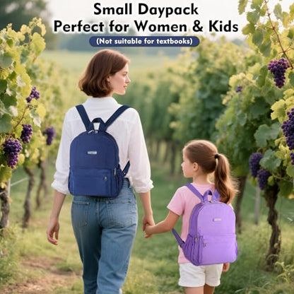 AOTIAN Lightweight Small Hiking Backpack for Women - Durable Water-Resistant Daypack for Travel, Camping & Outdoor Adventures - color: Blue-small