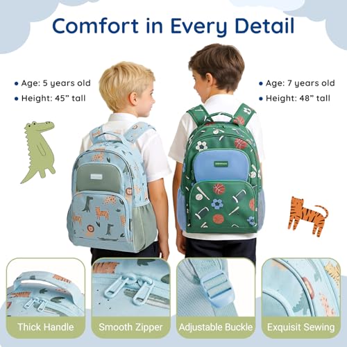 mommore Kids Backpack for Boys Girls 4-8 Kindergarten Elementary School Backpack with Lunch Box - 15” H Fit Folder - color: Galaxy, style: 3 Pcs