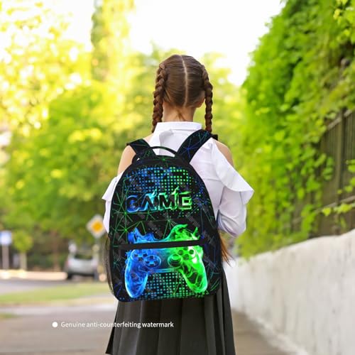 School Backpack For Boys Gaming Boys Backpack Cool Game Bookbag For Kids Children Elementary Middle School Ages 6-18 Video Game Back Pack - color: Game