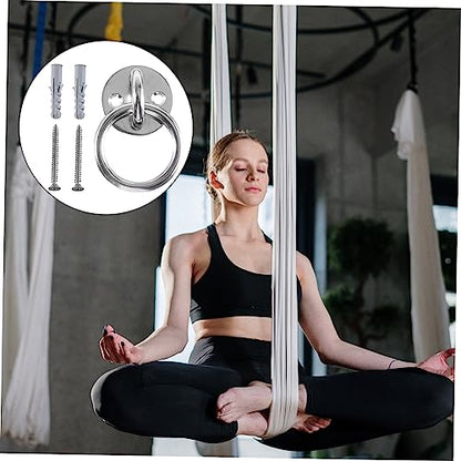 Toddmomy Suspension Trainer Bracket Durable Fixed Disk for Gymnastic Rings Yoga Swings Resistance Bands Easy