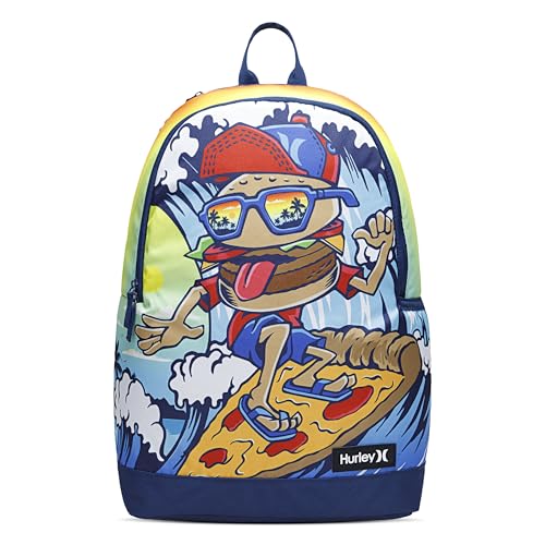 Graphic Backpack - color: Burger/Pizza