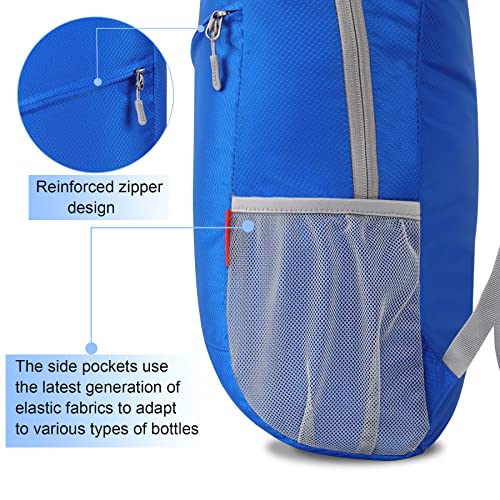 ZOMAKE Lightweight Packable Backpack 20L,Foldable Backpacks Small Daypack for Hiking Water Resistant Day Bag for Travel(Dark Blue) - color: Dark Blue