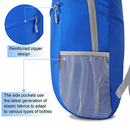 ZOMAKE Lightweight Packable Backpack 20L,Foldable Backpacks Small Daypack for Hiking Water Resistant Day Bag for Travel(Dark Blue) - color: Dark Blue