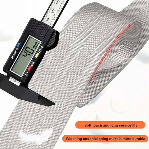 60" Shoulder Strap with Adjustable Thick Removable Pad and Metal Swivel Hooks Fit Laptop Crossbody Bag,Briefcase Duffel Bags - color: Gray Orange