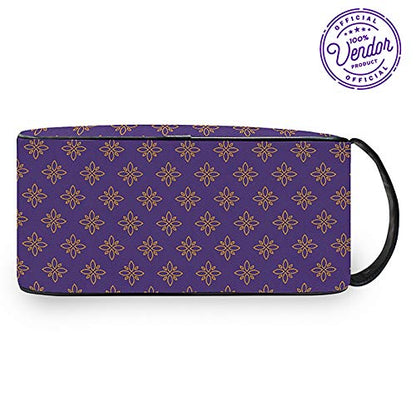 Bad Bananas Omega Psi Phi Fraternity Paraphernalia - Official Vendor - Travel Toiletry Bag - Dopp Kit - Fleur
