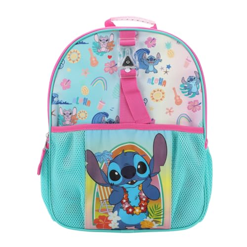 Disney Lilo & Stitch 5-Piece Backpack & Lunchbox Set - color: 5-pc Lilo & Stitch Sky Blue, size: 16 Inches