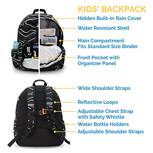 JAN & JUL Little Xplorers Kids' Backpack (Pink Rainbow, One Size) - color: Pink Rainbow