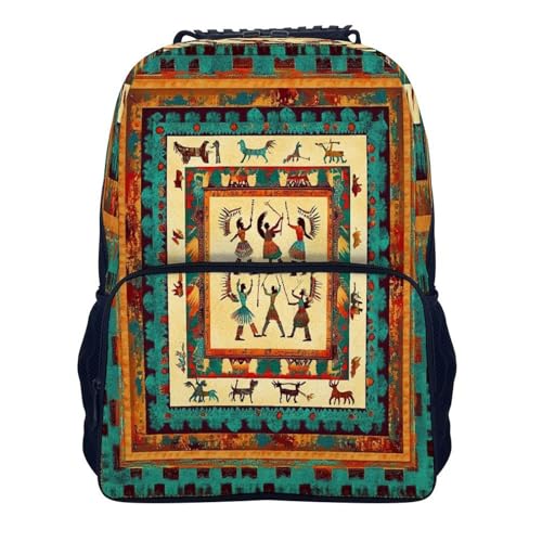Supdreamc Daypack Lightweight Multipurpose Anti-Theft Southwestern Native American Indian Shoulder Bag Large Capacity Laptop Book Bag Rucksack With Adjustable Shoulder Straps - color: Pattern 431