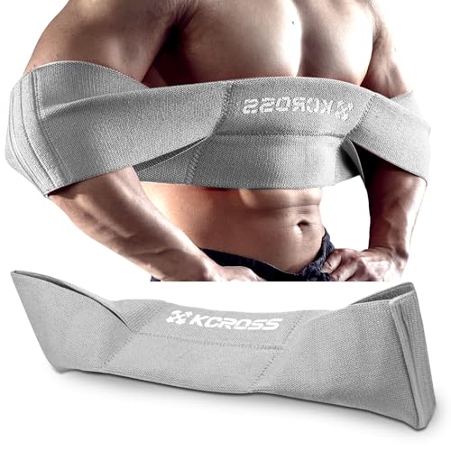KCROSS Bench Press Band for Men and Women, Weight Lifting Bench Press Band, Push Up Exercise Bench - color: Grey (Over 300lbs), size: M(7.6in)
