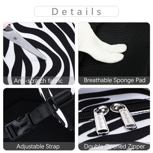 abshoo Lightweight Kids Backpack For School Teen Girls Bookbag Kindergarten Elementary School Bags (Zebra Black) - color: Zebra Black