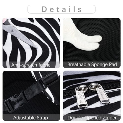 abshoo Lightweight Kids Backpack For School Teen Girls Bookbag Kindergarten Elementary School Bags (Zebra Black) - color: Zebra Black