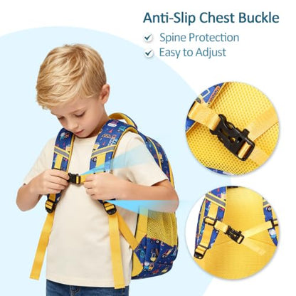 abshoo Lightweight Car Kids Backpack For School Boys Elementary Kindergarten Bookbag School Bags (Car) - color: Car