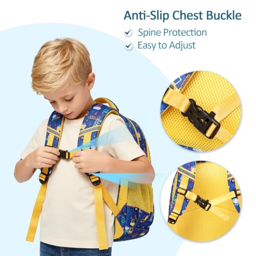 abshoo Lightweight Car Kids Backpack For School Boys Elementary Kindergarten Bookbag School Bags (Car) - color: Car