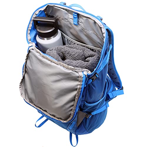Eddie Bauer Adventurer Backpack with Organization Compartments and Hydration/Laptop Compatible Sleeve, Adventurer - True Blue, 30L - color: Adventurer - True Blue, size: 30L