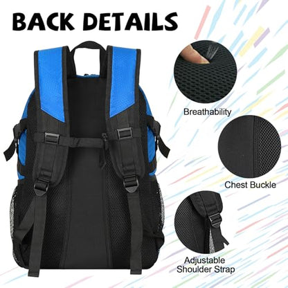 Goloni 35L Basketball Bag,Basketball Backpack with Shoe and Ball Compartment,Backpack for Soccer, Volleyball - color: Blue